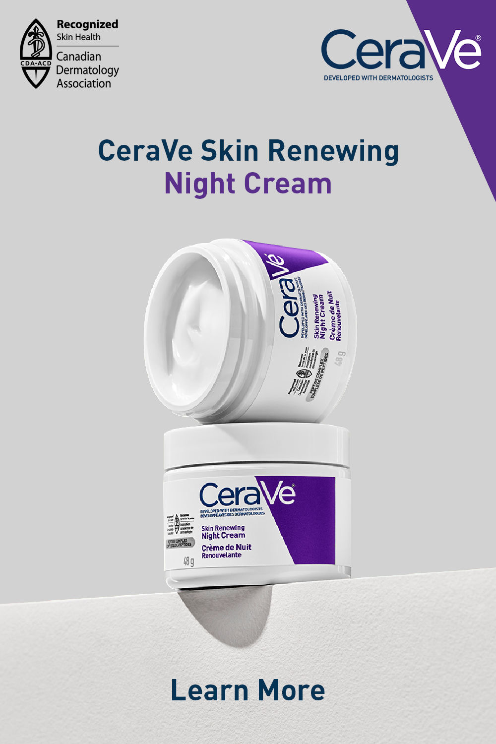 CeraVe Skin Renewing Night Cream (48g / 1.7oz) - Image 2