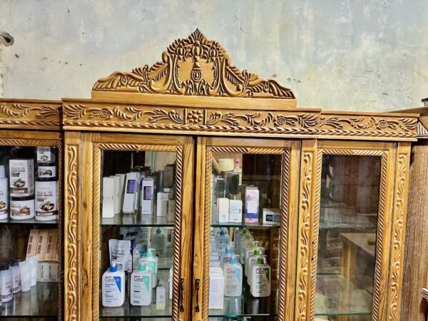 Premium Wooden Wall Cabinet – Chittagong Segun (Teak Wood) - Image 3
